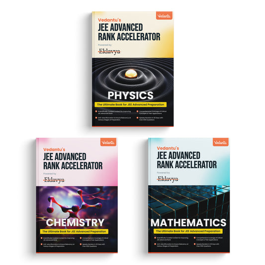 {Pre Book} Vedantu JEE Advanced Rank Accelerator 2025 | India's Most Loved Book for JEE Advanced | Set of 3 Books : Physics, Chemistry, Mathematics