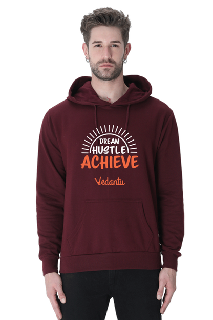 Dream Hustle Achieve Men Hoodie by Vedantu