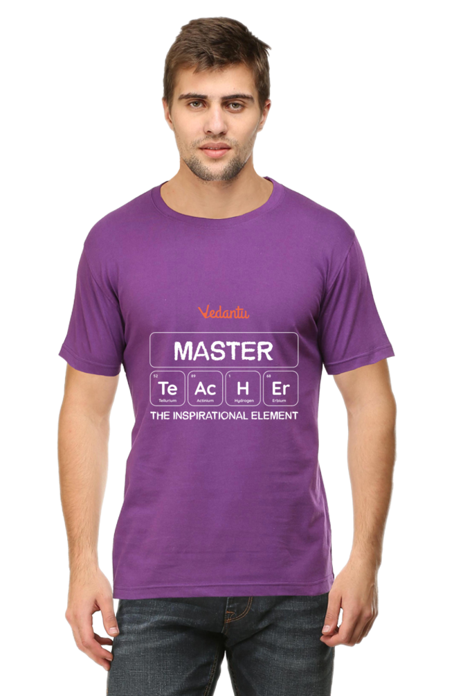 Master Teacher- The Inspirational Element - Vedantu - Round Neck T-Shirt