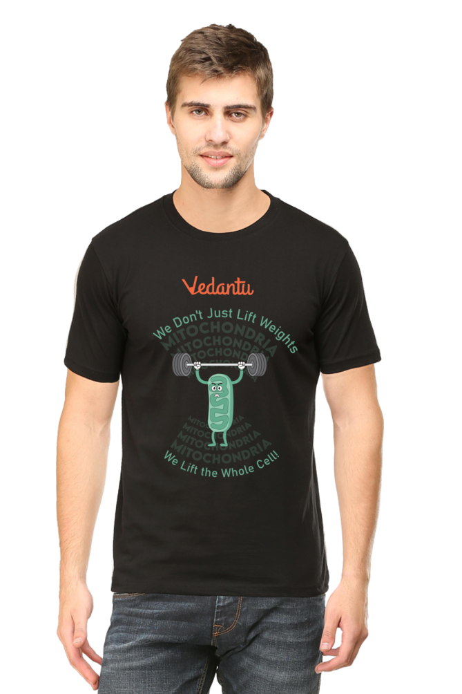 Mitochondria - Vedantu - Round Neck T-Shirt