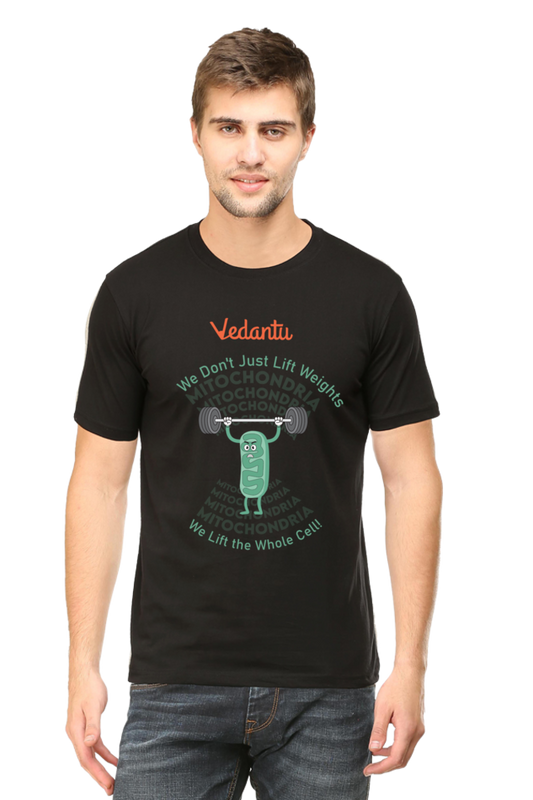 Mitochondria - Vedantu - Round Neck T-Shirt