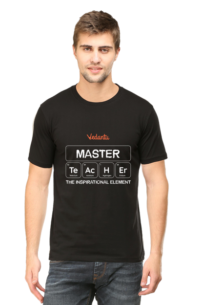 Master Teacher- The Inspirational Element - Vedantu - Round Neck T-Shirt