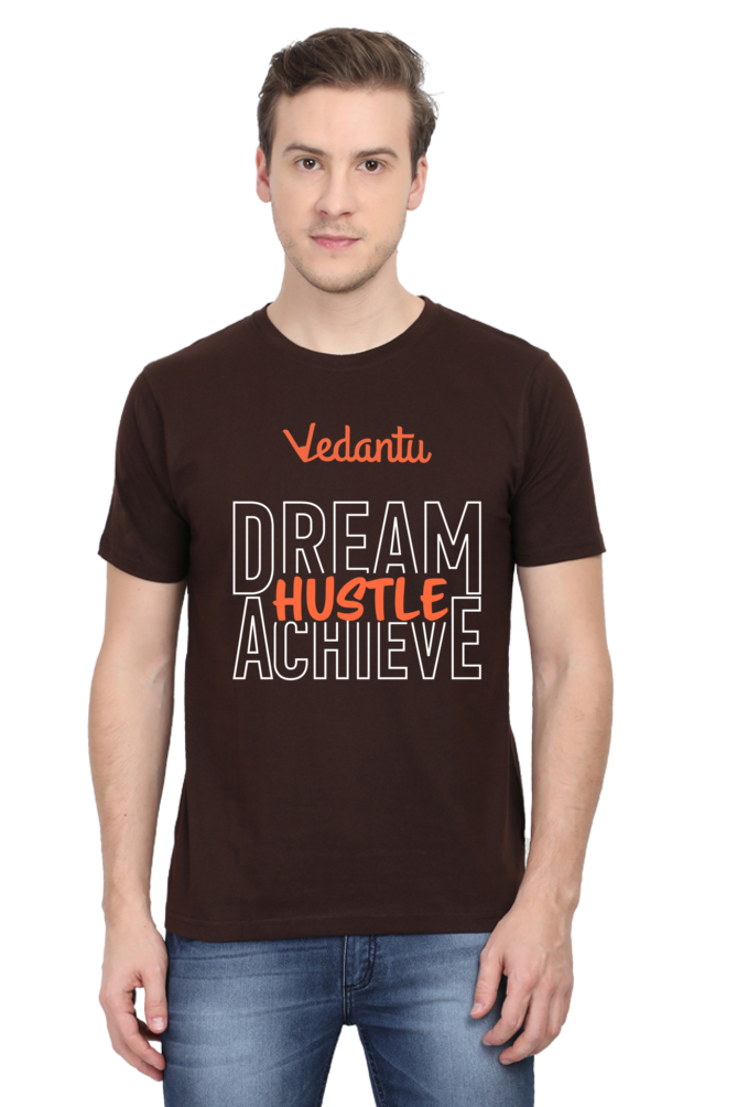 Dream Hustle Achieve - Men's Round Neck T-Shirt