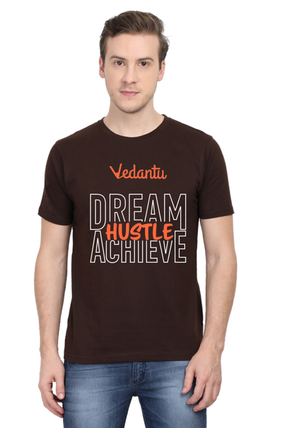 Dream Hustle Achieve - Men's Round Neck T-Shirt