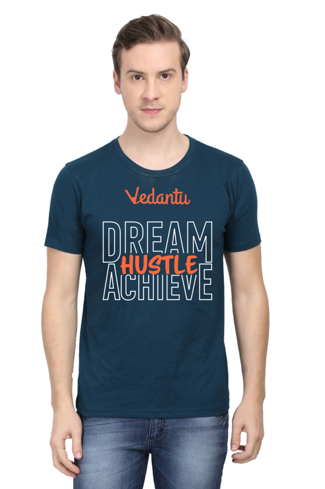 Dream Hustle Achieve - Men's Round Neck T-Shirt