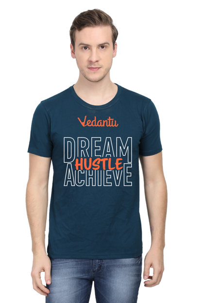 Dream Hustle Achieve - Men's Round Neck T-Shirt