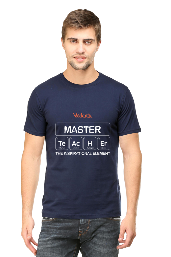 Master Teacher- The Inspirational Element - Vedantu - Round Neck T-Shirt