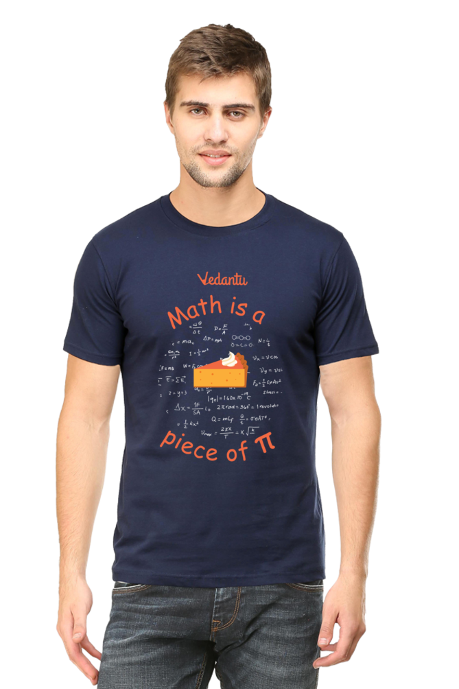 Math is a Piece of Pie - Vedantu - Men's Round Neck T-Shirt