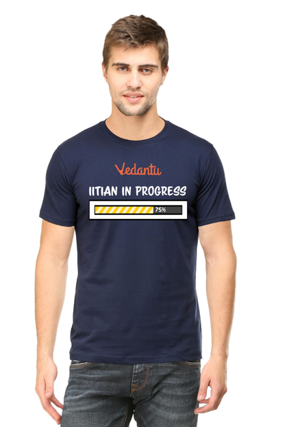 IITian in Progress - Men's Round Neck T-Shirt