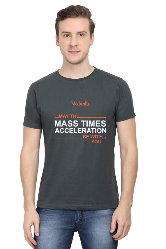 Mass Times Acceleration - Vedantu - Round Neck T-Shirt