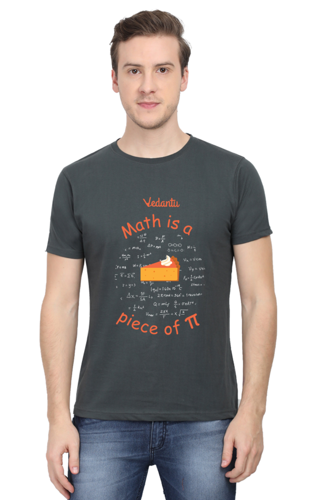 Math is a Piece of Pie - Vedantu - Men's Round Neck T-Shirt