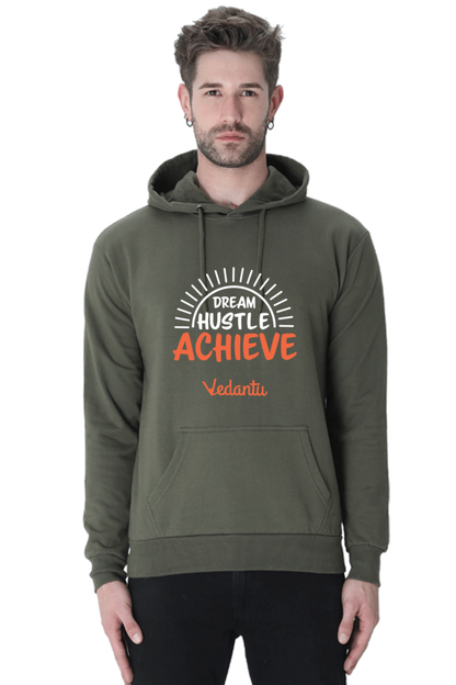 Dream Hustle Achieve Men Hoodie by Vedantu