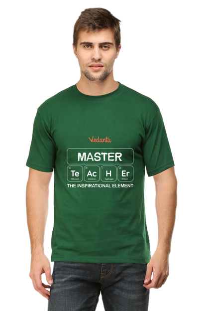 Master Teacher- The Inspirational Element - Vedantu - Round Neck T-Shirt