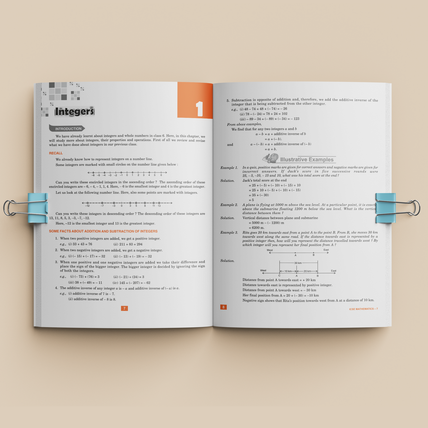 ICSE - Vedantu Tatva Practice Book - (Grade 7) - Math (Coloured Books) (Set of 1 Book)