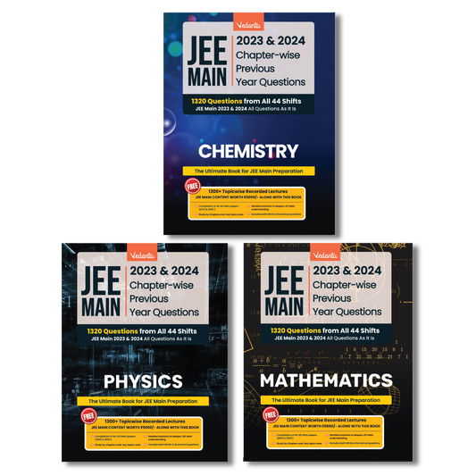 Vedantu JEE Main Previous Year  Question Book - PYQ | 2023-2024 All Shift | Physics, Chemistry, and Mathematics | For JEE Main 2025 Exam