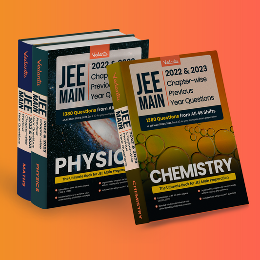 JEE MAINS - Previous Year Questions (PYQ) - Physics, Chemistry & Math - Latest Edition 2024