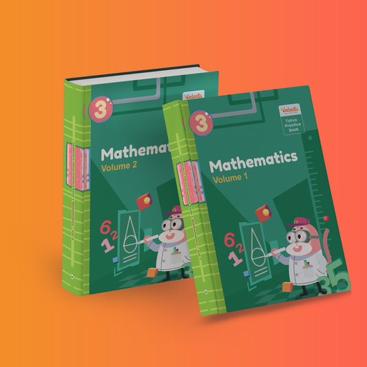 CBSE - Vedantu Tatva Practice Books - Grade 3 - Math - All Volume (Set of 2 Books)