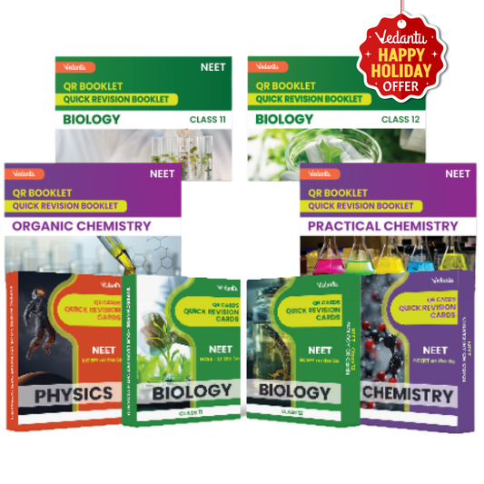 Vedantu Quick Revision Cards for NEET Physics, Chemistry and Biology 2025 | NEET Flash Cards for Quick Revision | Revision Booklet for NEET 2025 | NEET QR Cards