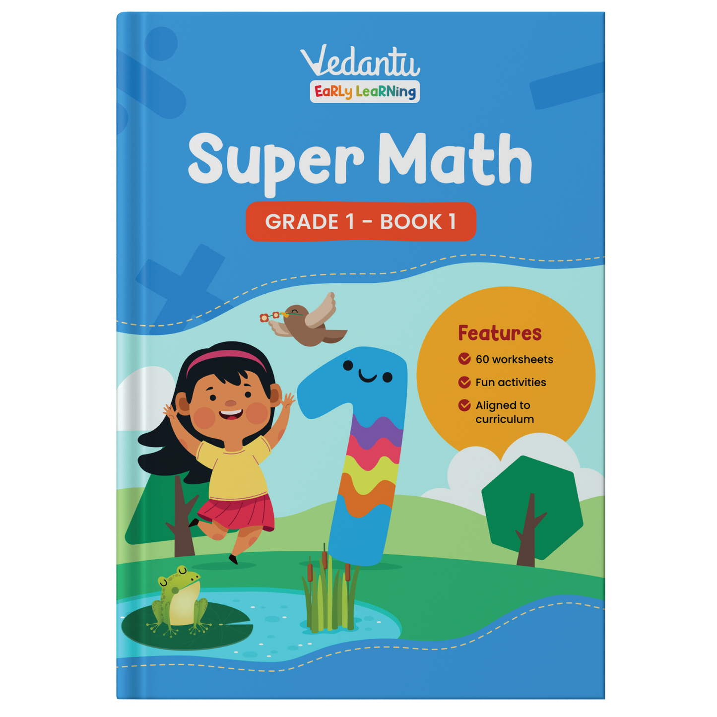 Vedantu Early Learning Super Math for Grade 1 (Set of 2 Books) - 2024 - 25 Edition