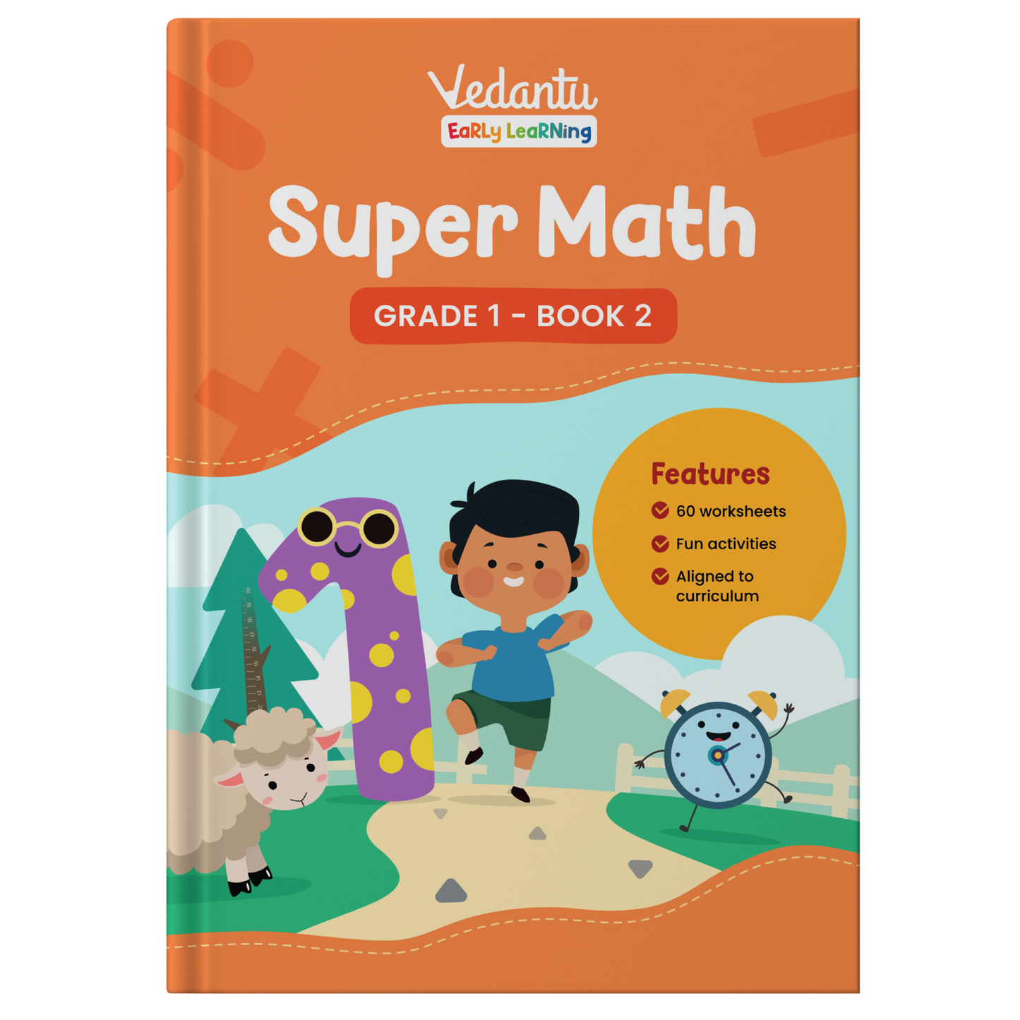 Vedantu Early Learning Super Math for Grade 1 (Set of 2 Books) - 2024 - 25 Edition