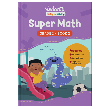 Vedantu Early Learning Super Math for Grade 2 (Set of 2 Books) - 2024 - 25 Edition