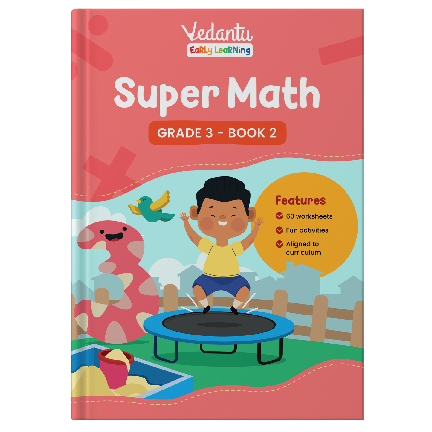 Vedantu Early Learning Super Math for Grade 3 (Set of 2 Books) - 2024 - 25 Edition