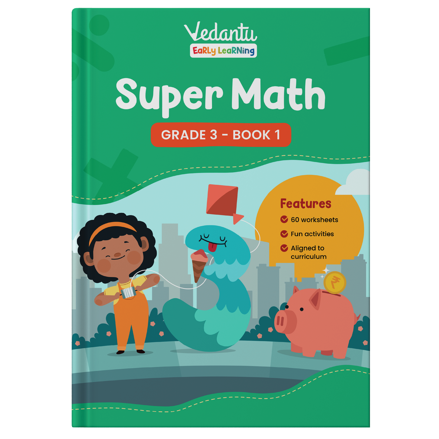 Vedantu Early Learning Super Math for Grade 3 (Set of 2 Books) - 2024 - 25 Edition