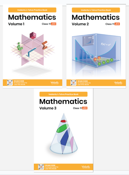 JEE Mathematics Tatva Practice Books for Class 11 (Set of 3 Books) - 2024 - 25 Edition