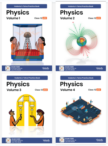 JEE Physics Tatva Practice Books for Class 12 (Set of 4 Books) - 2024 - 25 Edition