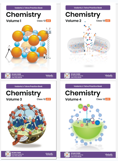 JEE Chemistry Tatva Practice Books for Class 12 (Set of 4 Books) - 2024 - 25 Edition