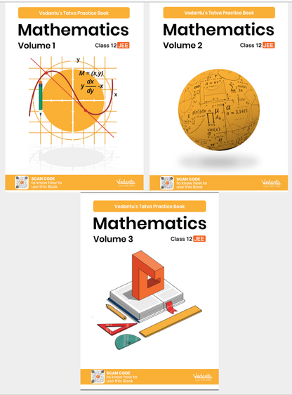 JEE Mathematics Tatva Practice Books for Class 12 (Set of 3 Books) - 2024 - 25 Edition