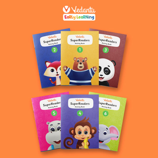 Vedantu Early Learning SuperReaders (Set of 6 Books) - 2024 - 25 Edition