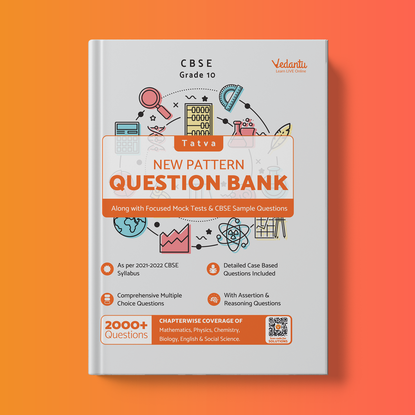 CBSE - Vedantu Tatva Practice Books - Grade 10 - Question Bank (Set of 1 Book)