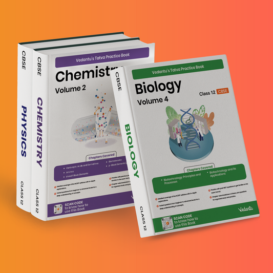 CBSE - Vedantu Tatva Practice Books - Grade 12 - (Physics, Chemistry & Biology) (Set of 3 Books)