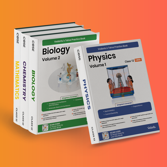 CBSE - Vedantu Tatva Practice Books - Grade 12 - (Physics, Chemistry, Math & Biology) (Set of 4 Books)