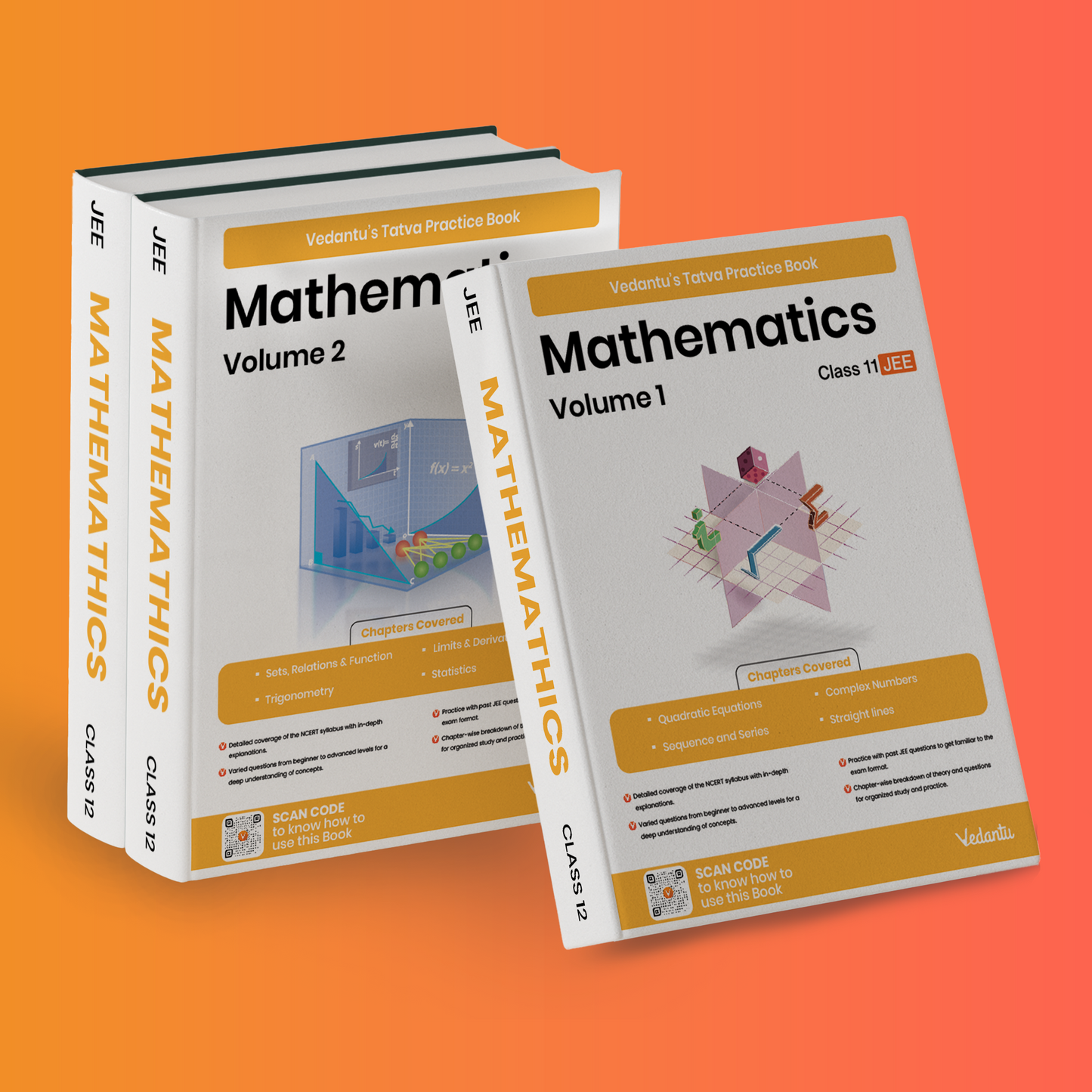 JEE Mathematics Tatva Practice Books for Class 11 (Set of 3 Books) - 2024 - 25 Edition