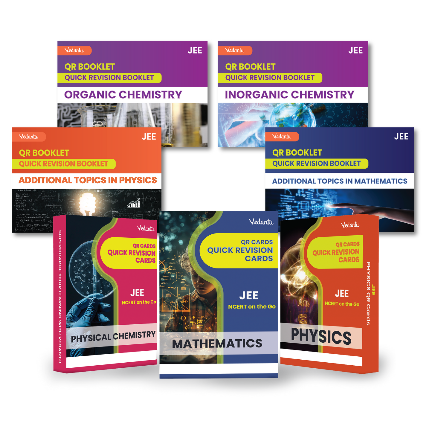 Vedantu Quick Revision Cards for JEE Physics, Chemistry and Mathematic