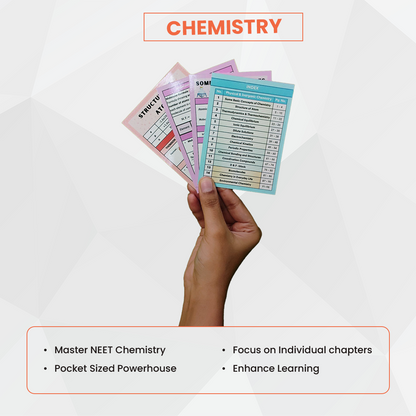 Vedantu QR Cards for NEET Chemistry 2025 | NEET Flash Cards for Quick Revision | Revision Booklet for NEET Chemistry 2025