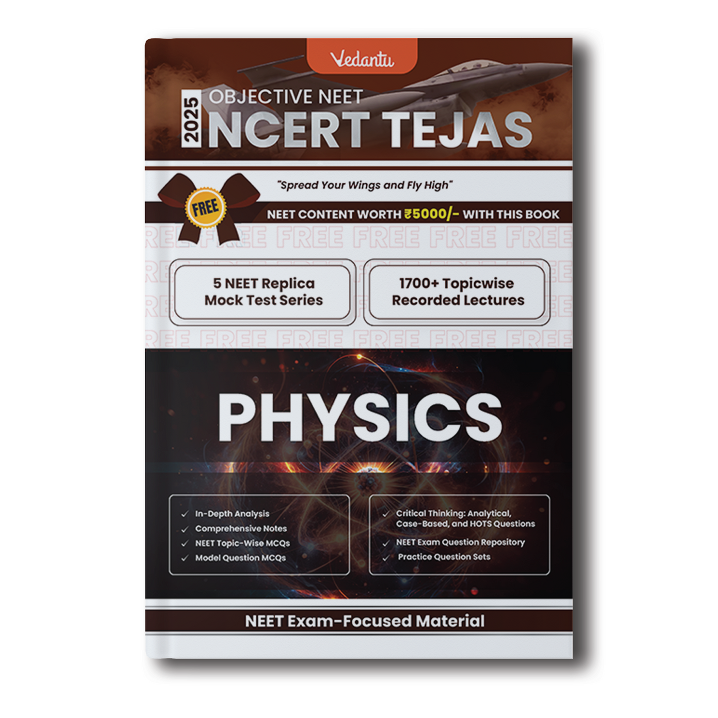 Vedantu NEET Objective NCERT Tejas Physics for NEET 2025 | FREE Vedantu NEET Recorded Course and Vedantu NEET Replica Mock Test Series