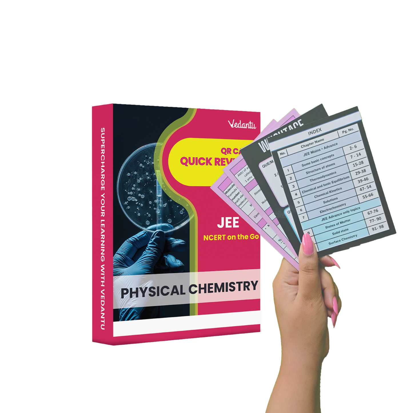 Vedantu QR Cards for JEE Chemistry 2025 | JEE Flash Cards for Quick Revision | Revision Booklet for JEE 2025